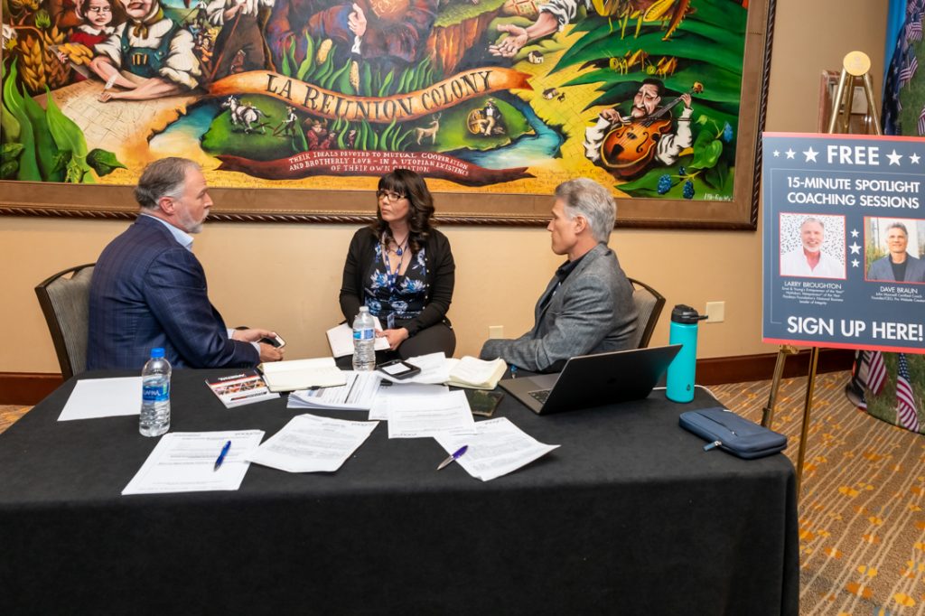 one-on-on coaching sessions at veteran EDGE. 