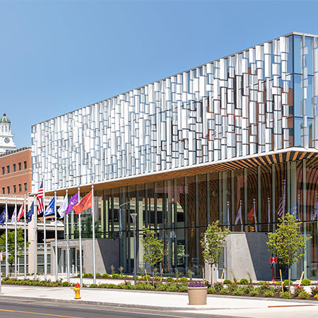 Front of NVRC building.