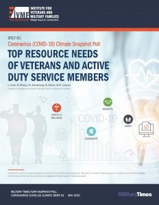 Military Times & IVMF Snapshot Polls of Veteran Community cover