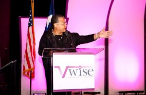First Ever V-wise Speaker Marie Johns.